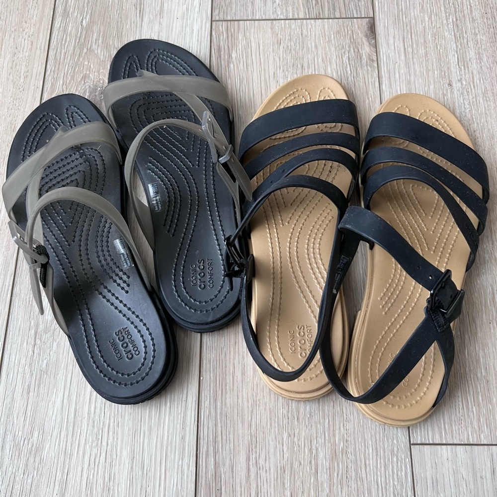 Crocs Tulum sandals gently worn once